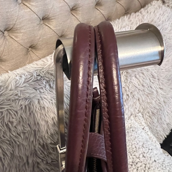 Furla Genuine Leather Bag with Gold and Brown Accents EUC beautiful fall color! - Picture 6 of 16